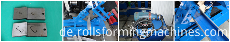 Automatische Schneidsystem Kiel Roll Formmaschine Automatic Cutting System keel roll forming machine
